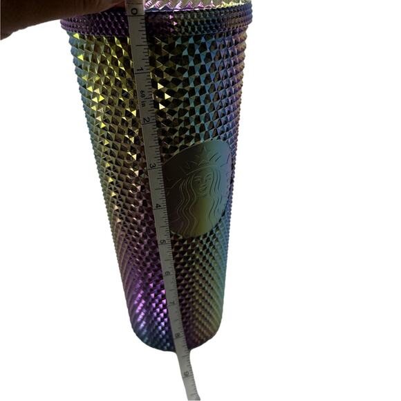NWT STARBUCKS Limited Edition Studded Rainbow Iridescent Tumbler Fall 2023 - Picture 4 of 7